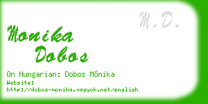 monika dobos business card